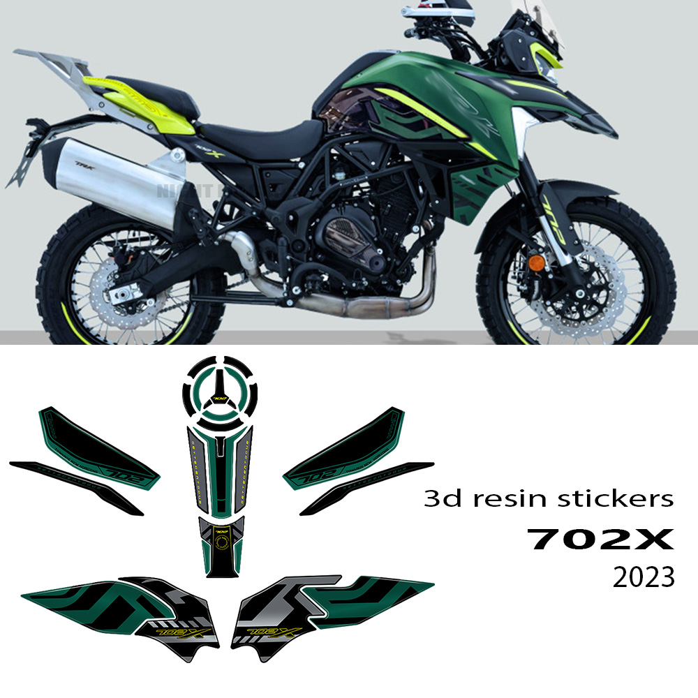 Food X - 3D Sticker Trk702x Motorcycle Accessories 3D