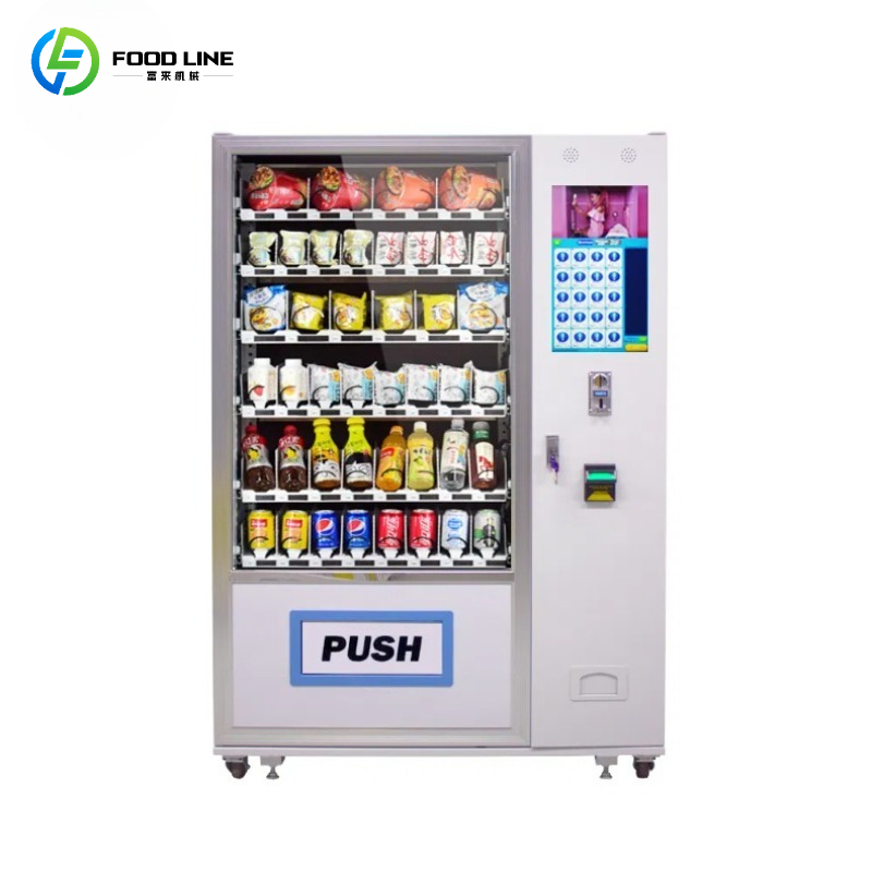 Food Snacks Vending Machine - Customized Touch Screen Snack Vending Machine