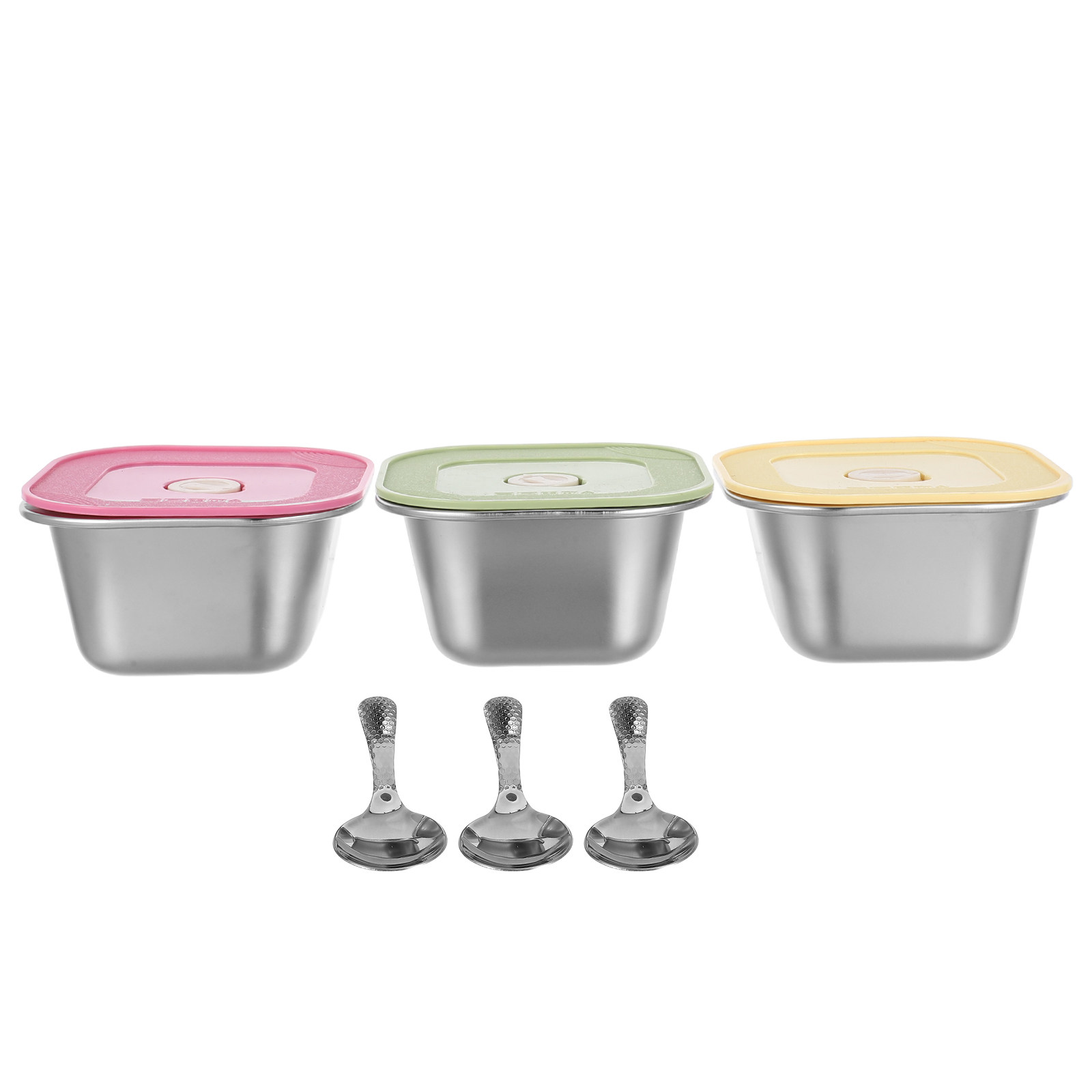 3Pcs Stainless Steel Snack Con - Food Prep Snacks review and price