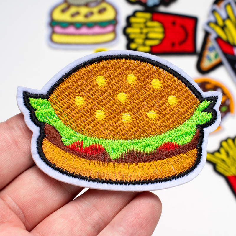 Fast Food Series Embroidered C - Food Snacks Pictures review and price