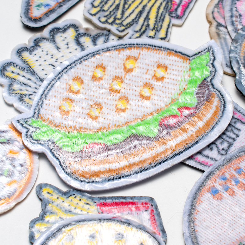 Fast Food Series Embroidered C - Food Snacks Pictures review and price