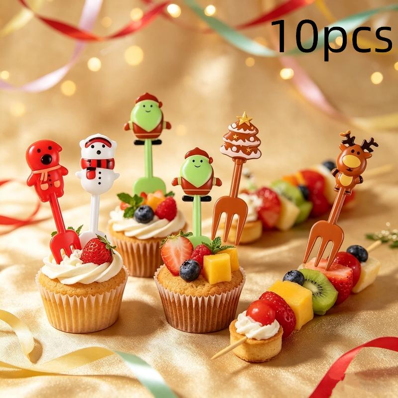 10 Pcs Food Grade Christmas Fr - Xmas Food Snacks review and price