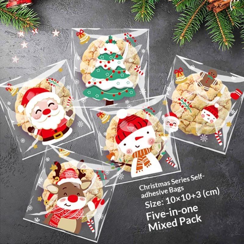 100pcs Christmas Self Adhesive - Xmas Food Snacks review and price