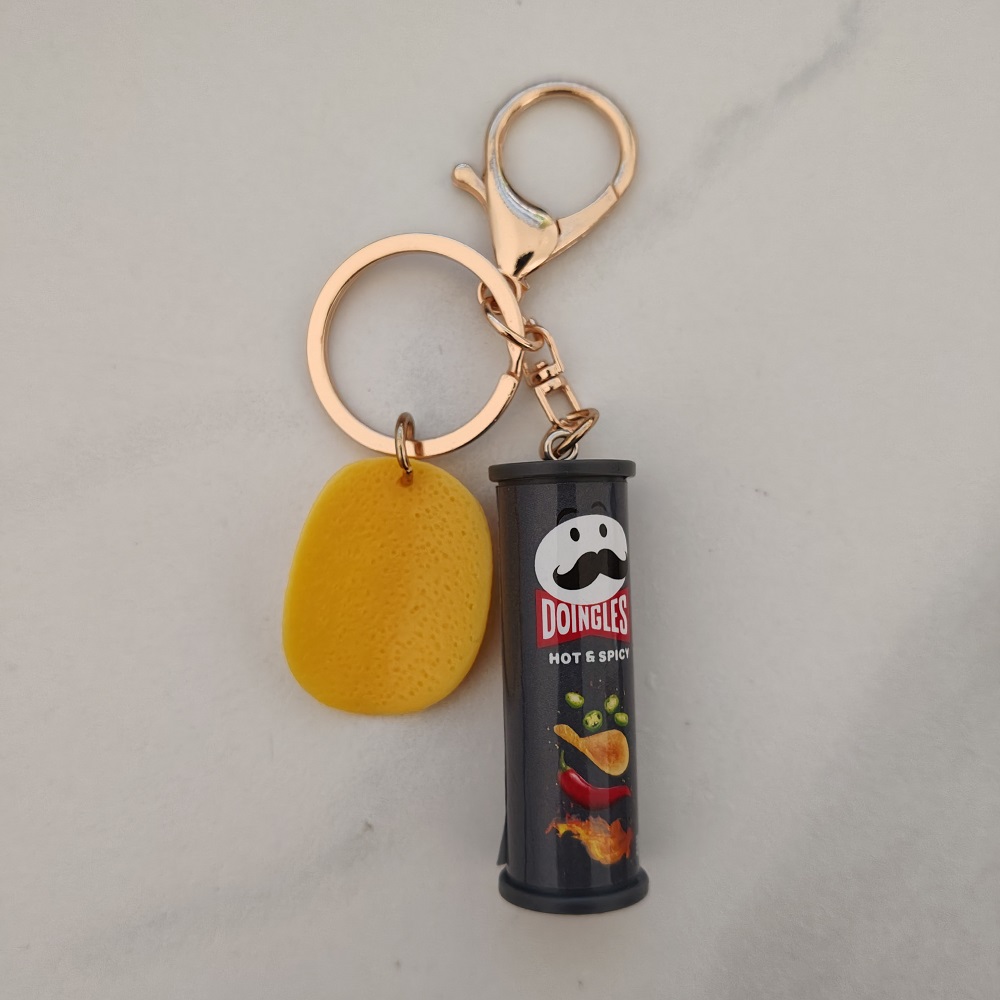 Creative Potato Chip Keychain  - Food Zinc review and price