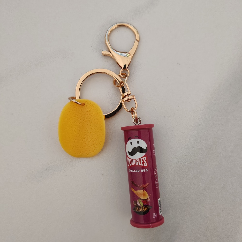 Creative Potato Chip Keychain  - Food Zinc review and price