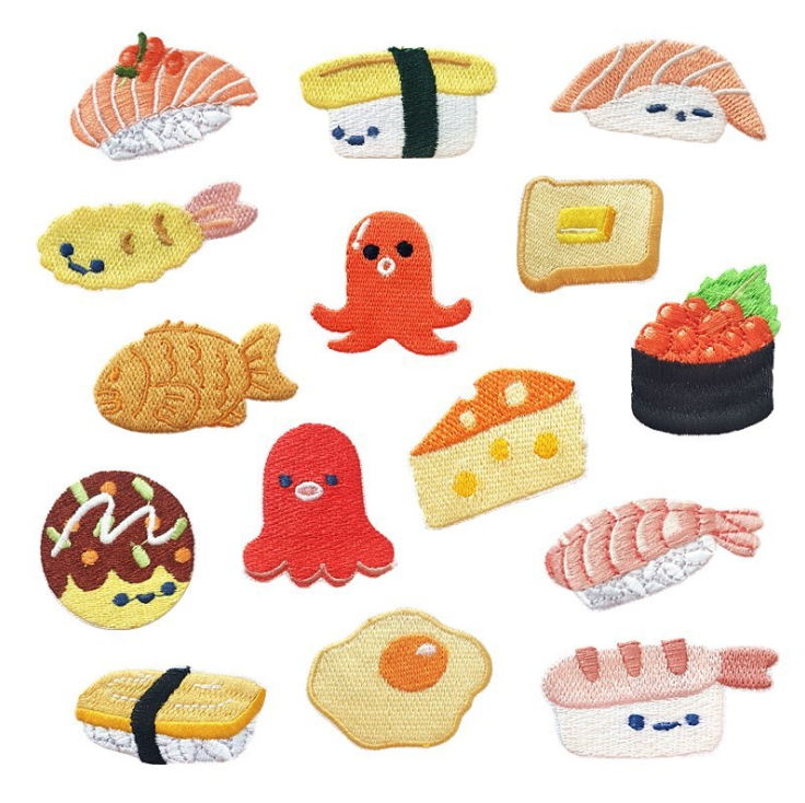 10 Pcs Embroidery Patch Popula - Food Snacks Pictures review and price