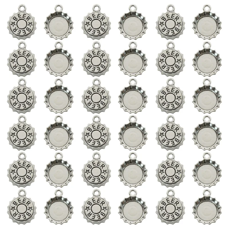 15PCS Antique Silver Plated Be - Food Zinc review and price