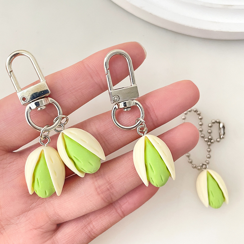 Pistachio Keychain Creative Im - Food Zinc review and price