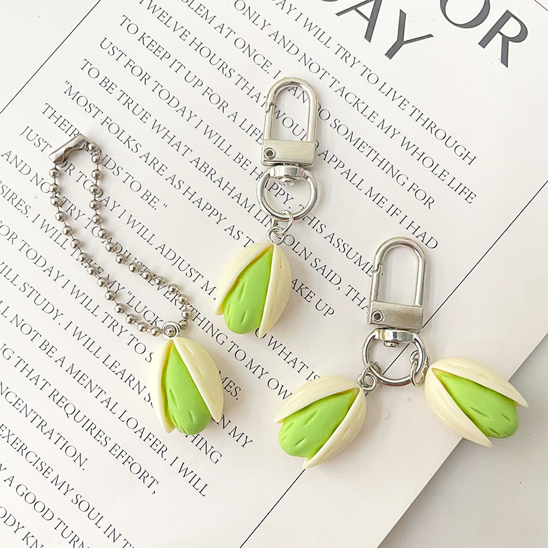 Pistachio Keychain Creative Im - Food Zinc review and price