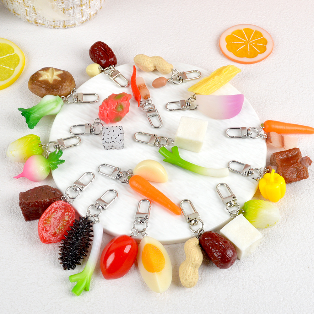 Simulated Food Keychain Fruits - Food Zinc review and price
