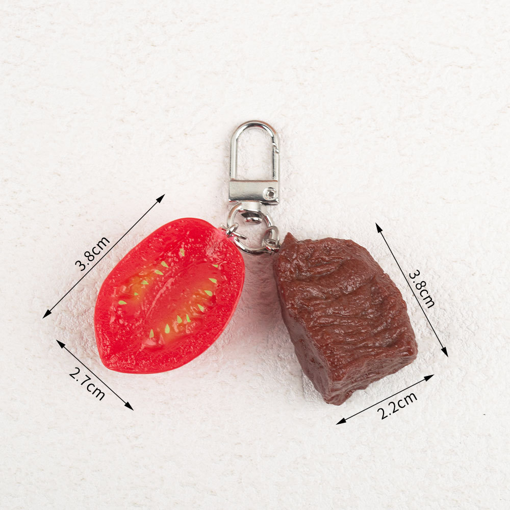 Simulated Food Keychain Fruits - Food Zinc review and price