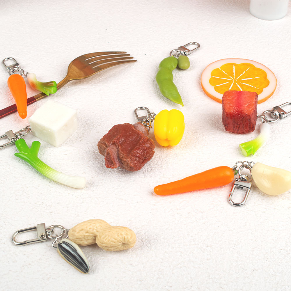 Simulated Food Keychain Fruits - Food Zinc review and price