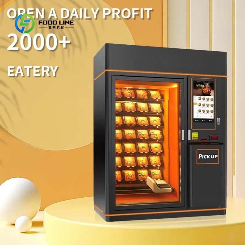Customized Hot Food Vending Ma - Food Snacks Vending Machine review and price
