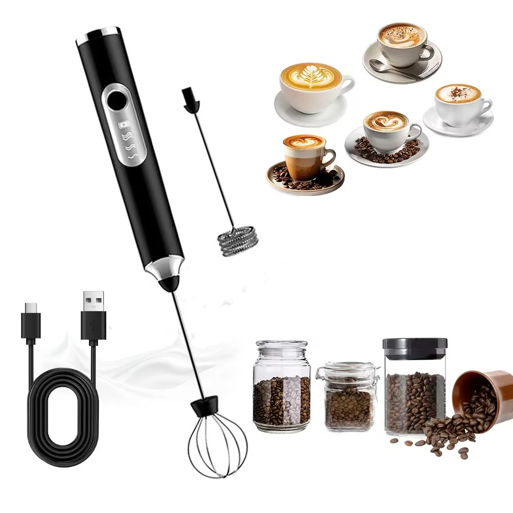 1 Electric Milk Frother, Dual  - Dry Food Snacks review and price