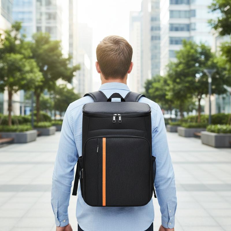 [J] Insulated Cooler Backpack  - Food Snacks Delivery review and price