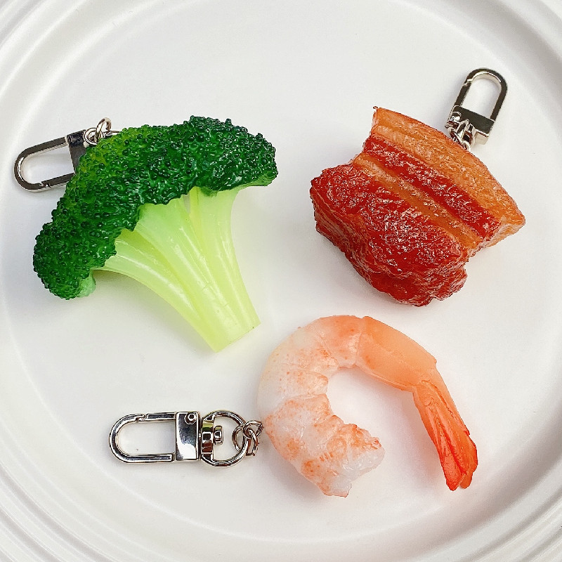 Simulation Food Keychain Brais - Food Zinc review and price