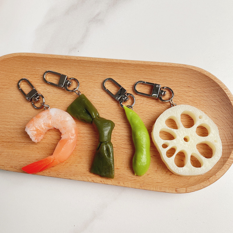 Simulation Food Keychain Brais - Food Zinc review and price
