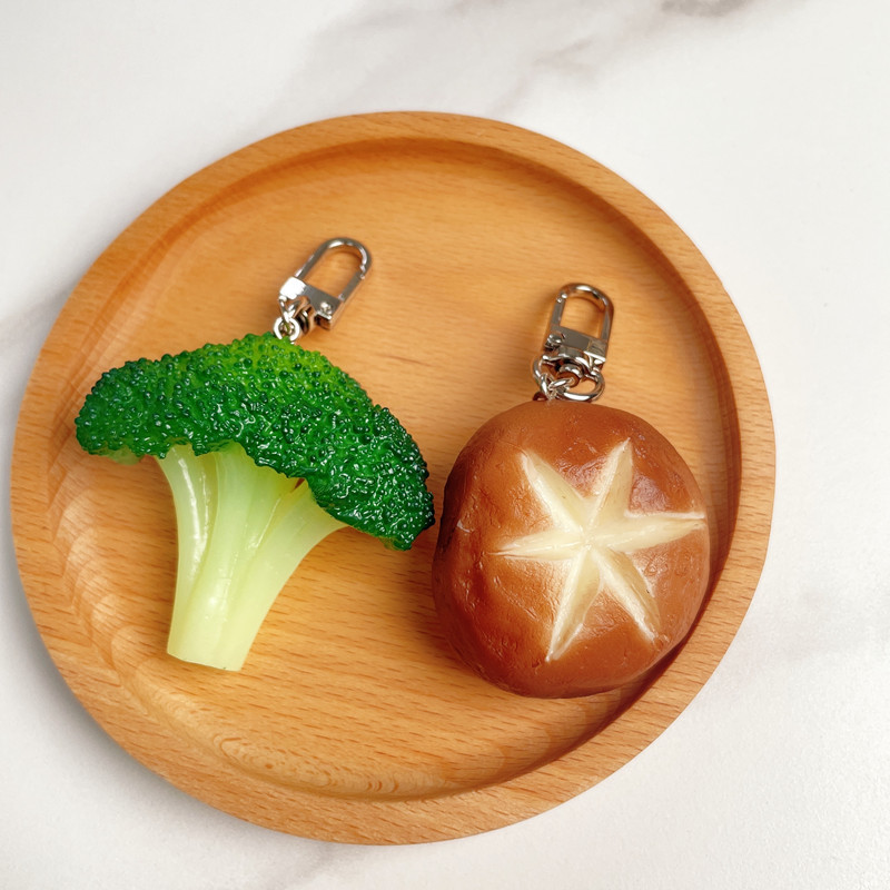 Simulation Food Keychain Brais - Food Zinc review and price