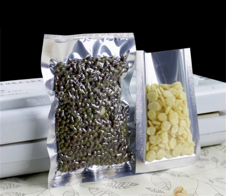 100 Pack Silver Glossy Flat Po - Dry Food Snacks review and price